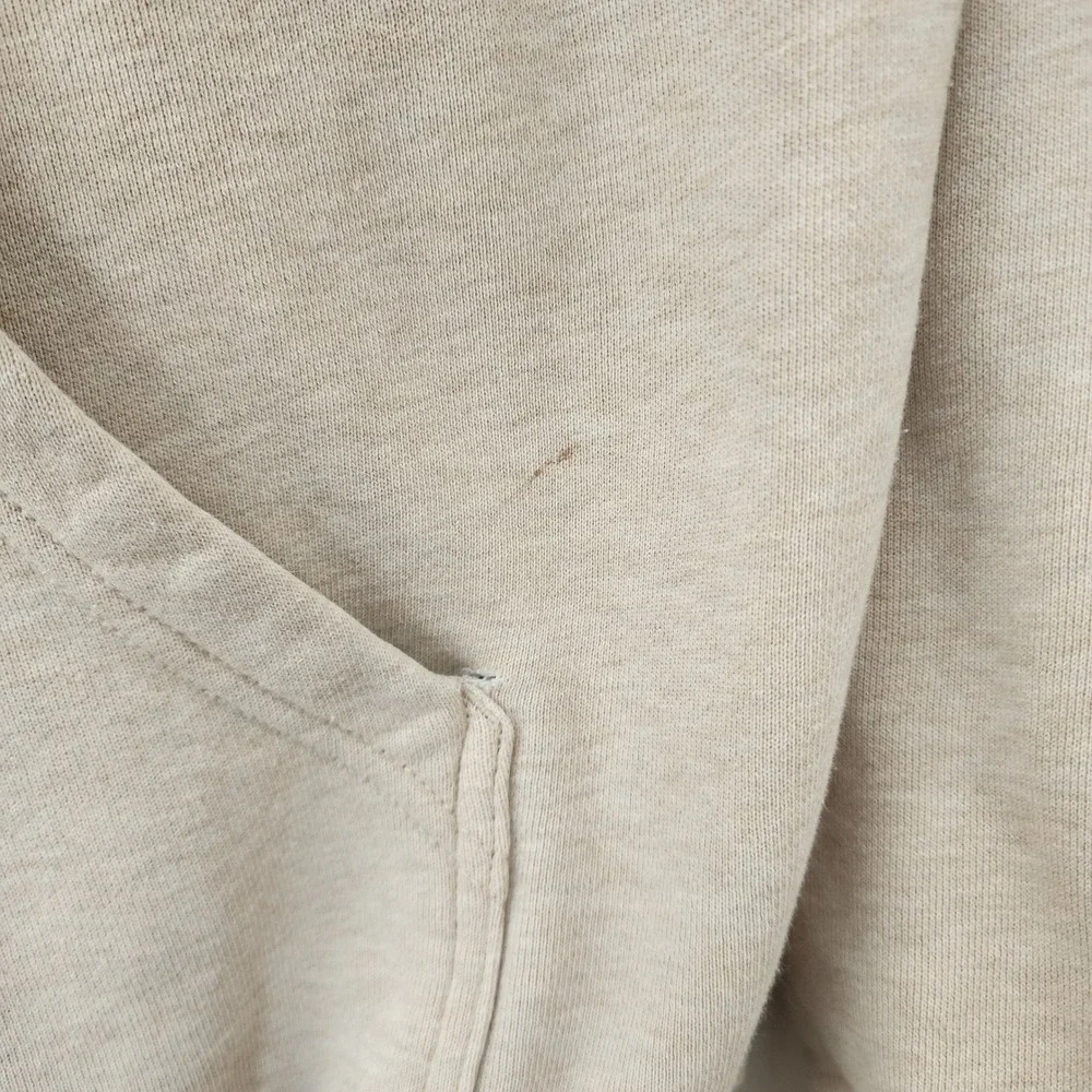 ⭐️ The North Face Mens Half Dome Pullover Hoodie Beige Oatmeal Logo Sweatshirt M